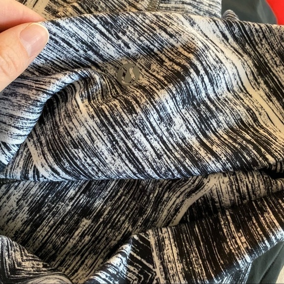 Lululemon Wunder Under Pant *Full-On Luon (Roll Down) Heat Wave White Black - Picture 6 of 9